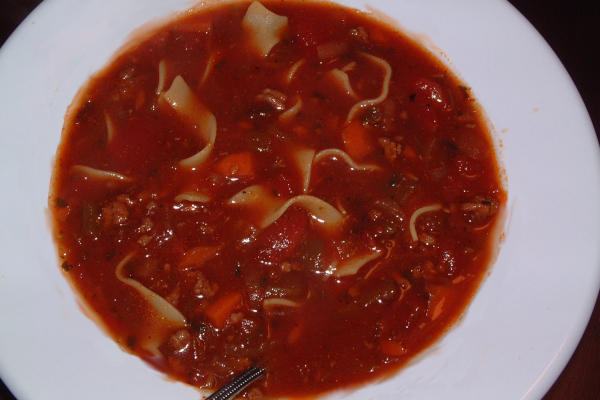 Beef Red Bell Pepper Soup