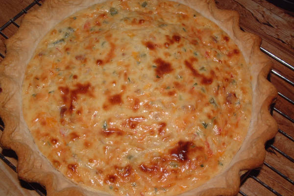 Southwestern Cream Cheese Quiche