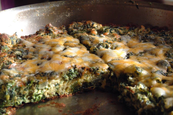 Veggie Cheddar Frittata
