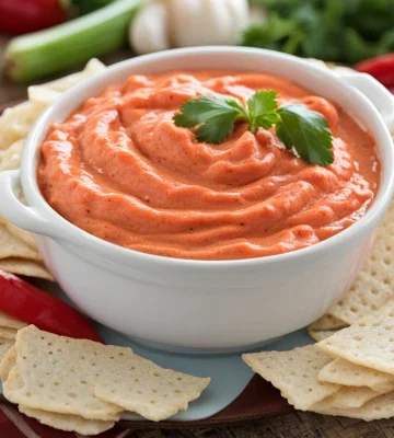 creamy pepper garlic dip