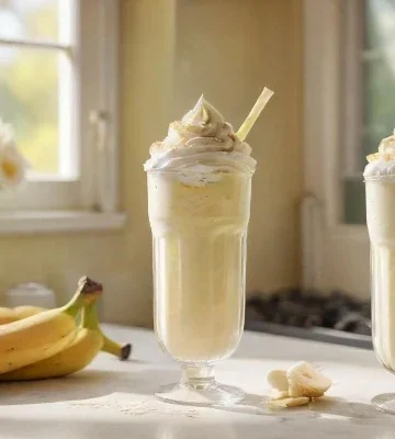 Banana Milk Shake whipped cream