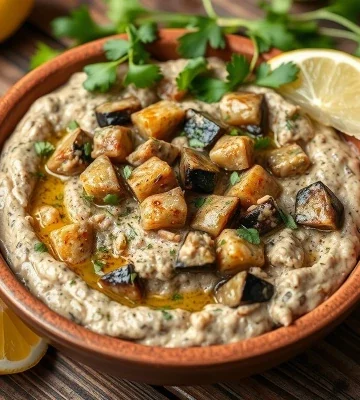 Mediterranean Chunky Eggplant Dip