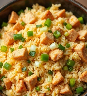 Fried Rice ham green peppers green onions celery scrambled eggs
