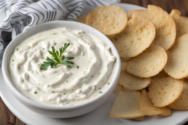 Creamy Garlic Cheese Dip