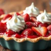 strawberry-pie-whipped-cream