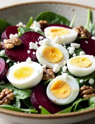 vinaigrette-beet-egg-salad