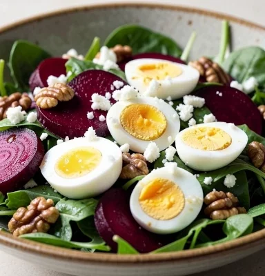 vinaigrette-beet-egg-salad