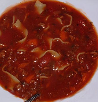 Beef Red Bell Pepper Soup