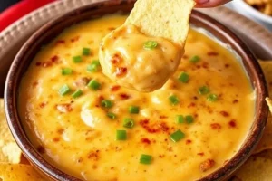 Salsa Cheddar Cheese Dip